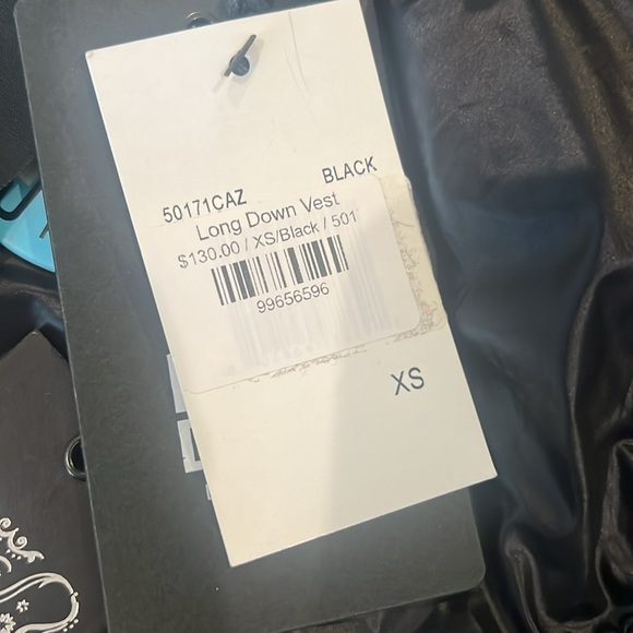 Women’s Anorak long puffer vest size XS NWT down - Picture 7 of 10